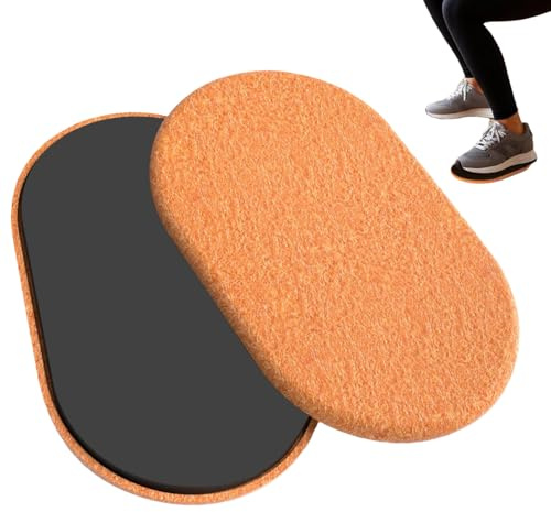Discos Deslizantes Para Ejercicio,Deslizadores De Entrenamiento Para Pies - Equipo Ligero De Entrenamiento Para Hombres Mujeres Adolescentes Ejercicios Abdominales Pilates