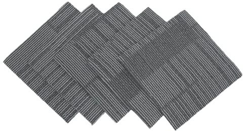 HOLIDYOYO Dalles de Moquette Auto-adhésives Ignifuges en Fibre de Polypropylène 6 Pcs, Épaisseur 0,24 Pouces, Installation Facile, Adaptées Bureau et Salon