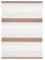 Lichtblick Doppelrollo Klemmfix ohne Bohren, Streifen Bunt, Blickdicht, Klemmträger-Montage, Sichtschutz, Wandmongtage, Deckenmontage, für Fenster und Türen Creme - Weiß - Braun,80 cm x 150 cm (B x L)