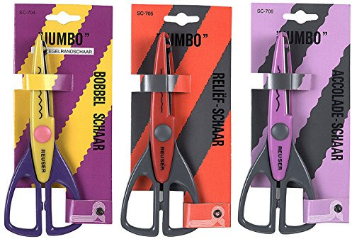 Schöne Konturen Bastelschere - 3er Set - Zum Basteln von Karten und Fotoalben