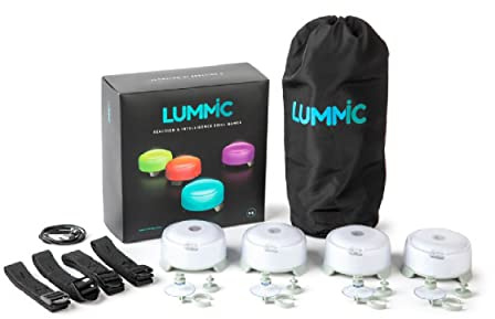 Lummic - Reaktion Lichter. Light Training Kit basiert auf Licht- und Hörreaktionen. Verbessert Geschwindigkeit, Reflexe, Gedächtnis und Beweglichkeit.