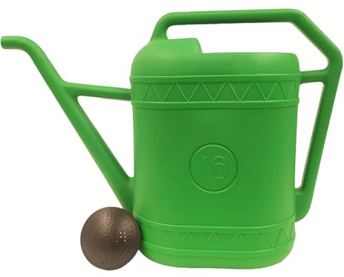 La zappa Annaffiatoio a cipolla in plastica verde per irrigazione giardino (Capacità 16 Litri)