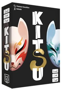 Blackrock Games KITSU - Brädspel - Taktiskt och smart kortspel - 10 år och uppåt - för 2, 4 eller 6 spelare - tänkande, strategi och atmosfär - ett snabbt och roligt spel - Grrre Games