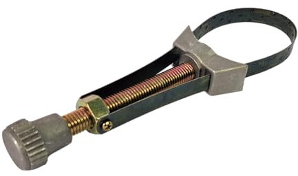 HERO Ölfilterschlüssel mit Stahl-Band Ölfilterband Spannbereich Ø 55-105 mm Bandschlüssel Ölwechsel-Schlüssel Einstellbar Ölfilter-Entfernungswerkzeug Riemenschlüssel Ölfilterwechsel Universal Auto