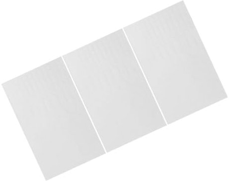 Alipis 3 Sheet Blackout Stickers Numbered Labels Light Blocking Tape for LED and Home Use PVC White Film Glare Prevention Restful Sleep Environment
