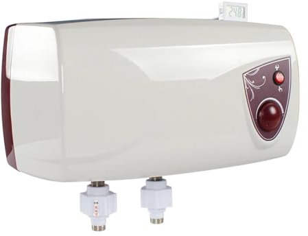 Husvagnsvattenberedare 12V/220V Husvagn Campingbil 10L Elektrisk varmvattenberedare med vattentemperaturmätare För modifiering av husbil