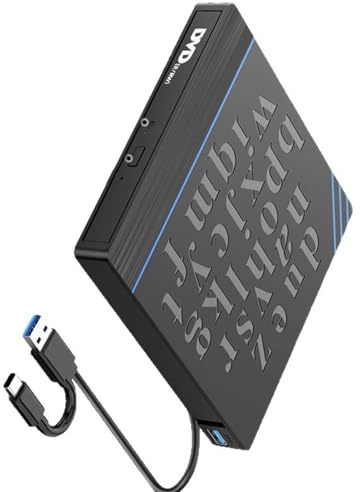 Versatilitys - Grabadoras de disco externo con rendimiento rápido para todos los usuarios, concentradores USB fáciles de transportar con lector de tarjetas