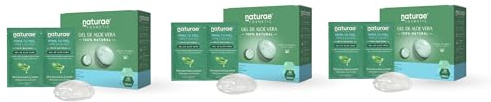 Naturae Cosmetic Gel de Aloe Vera con 99,5% de Aloe Vera – Fórmula 100% Natural – Hidratante Facial y Corporal – Sin Conservantes – Fabricado en España – 450 ml (3 Estuches)