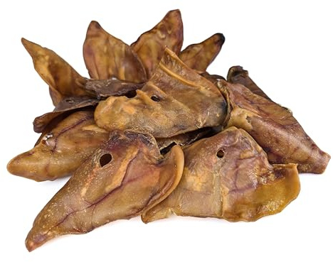 HERONS 50x Premium Pig Ears XL - EXTRA LARGE, PREMIUM PIG EARS - 100% Natural Dog Treats Chews, Perfect for BARF Diet