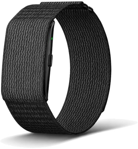 Duckdik Sense Smart Band sin Pantalla Hombre Mujer, Diseñada en España, Coach IA, Monitor Sueño y Energía, Frecuencia Cardíaca 24/7 HRV SPO₂, IP68, +45 Días Batería, Sin Suscripción, Negro