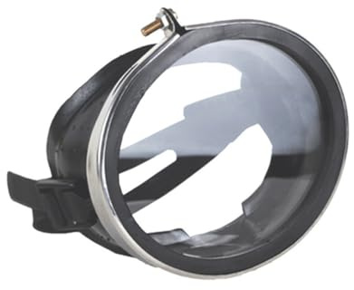 GLEAVI Maschera Subacquea Antiappannamento Vetro Temperato e Struttura in Acciaio Inox, Maschera da Bagno Immersioni per Nuotare e Atmosfera Estiva, Design Monopezzo Confortevole