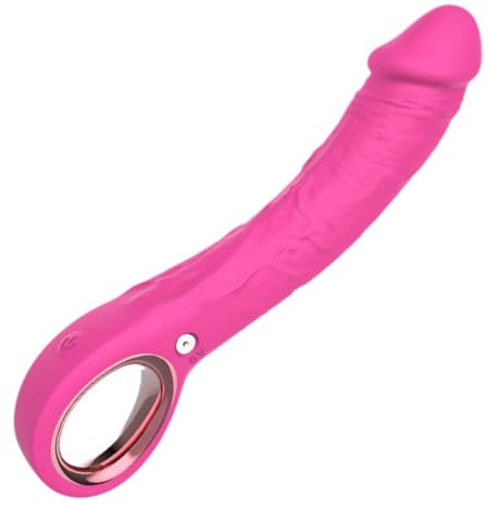 Handhållen massageapparat för kvinnor,10 lägen Silikondesign ZD24