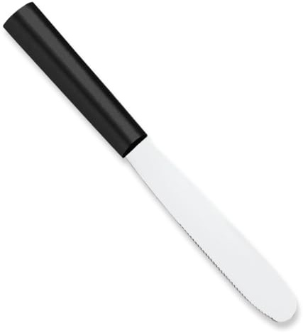 RADA Cutlery Super Spreader Knife (W213), 5.38 Stainless Steel Blade, Black Handle