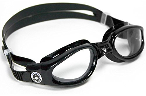 Aqua Sphere Kaiman Regulär Fit Schwimmbrille-Schwarz/Klar-Rahmen