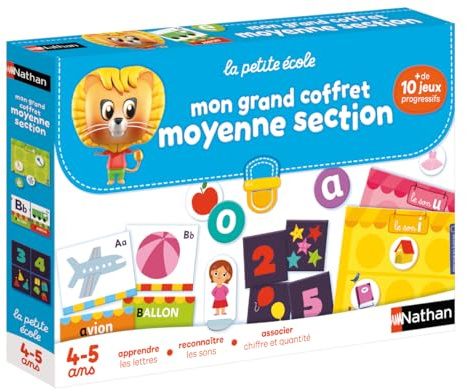 Nathan - 31412 - Moyenne Section - Coffret éducatif dès 4 Ans