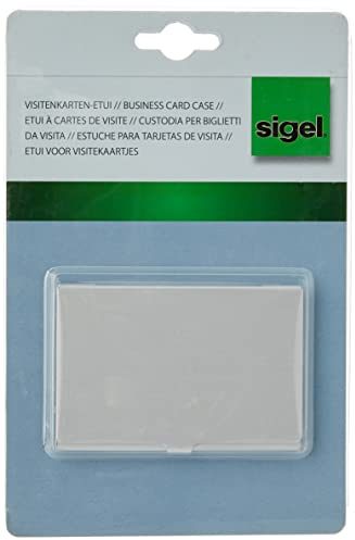 SIGEL VZ135 Visitenkarten-Etui silber matt, Alu