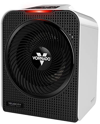 Vornado Velocity 5 Whole Room Space Heater with Auto Climate Control, Timer, and Safety Features, White, Large