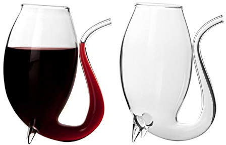 CKB LTD Set of 4 Port Sippers 75ml Pipe Sipping Port Wine Glasses Glassware Drinking Gift Pack 4pcs