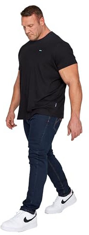 BadRhino Big & Tall Blue Stretch Jeans - Men's - Plus Size Curve