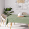Soleil d'ocre, Alix Nappe Rectangle Anti-tâches, Polyester, Kaki, 140x300 cm
