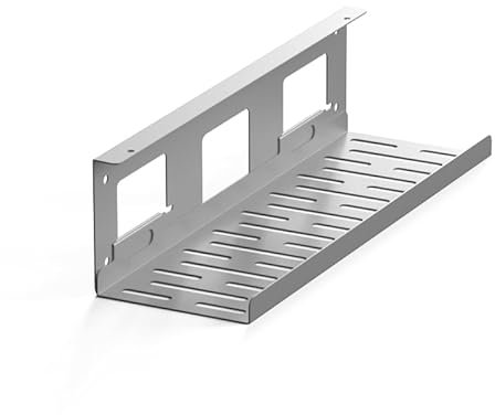 Flexispot Kabelkanal Schreibtisch Kabelmanagement cmp051 Kabelwanne Flexibles und platzsparendes Kabelmanagement (Silver)