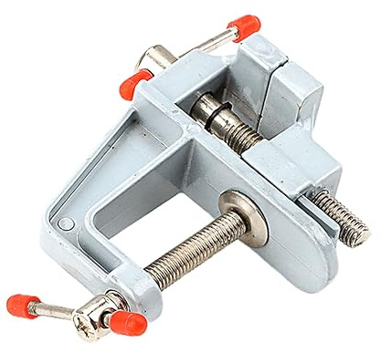 ibasenice Mini Table Vise Clamp Small Work Vise Clamp DIY Craft Repair Tool for Woodworking