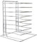 Colcolo Estante de refrigeración para Pizza, bandeja portátil multiusos para almacenamiento de cocina, estante organizador de cocina para Camping, 8 capas