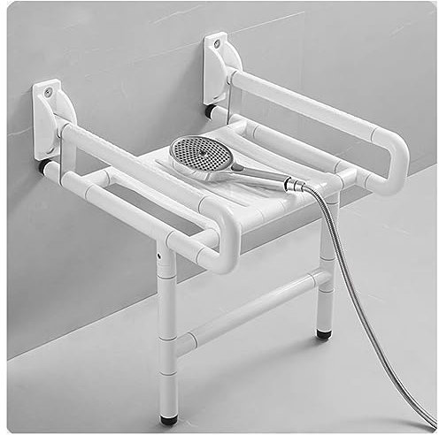 Siège de douche rabattable mural, sièges de douche pliants pour petites douches, baignoire, tabouret pliable pour douche intérieure, adultes, personnes âgées, enceintes, handicapées, sauna (coul