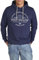 TOM TAILOR Hoodie Herren Regular Fit Kapuzenpullover Pullover Print Schwarz,Größe:M, Farbe:Real Navy Blue (10360)