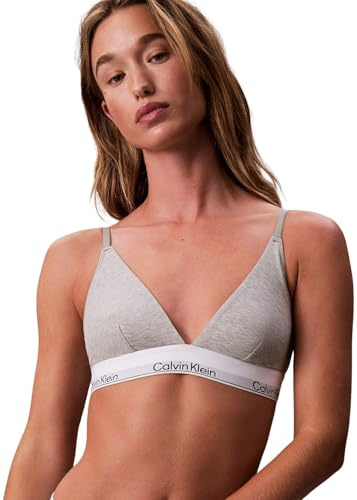 Calvin Klein Sujetador Triangular Mujer Unlined con Logotipo en la Cintura