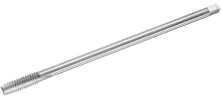 sourcing map Machos de fresado de rosca, 5/16-18 UNC de acero de alta velocidad (HSS) 3 flautas rectas para máquina rosca, 6 pulgadas de longitud (extralargo)