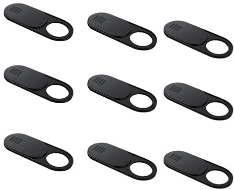 Thapncow 9 Pezzi Webcam Cover, cover fotocamera computer portatile, Copertura Camera Slide, Si applica a cover per computer portatile, smartphone, PC, accessori per cellulare