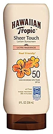 Hawaiian Tropic Sheer Touch Lotion SPF 50 Sunscreen-8 oz