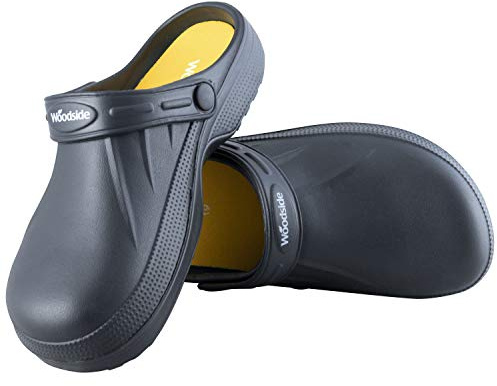 Woodside Clog Shoe - Black Size 10