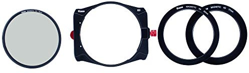 Kase K9 Slim 100mm Filter Holder Kit Includes Magnetic CPL & 67mm 72mm 77mm 82mm Adapters
