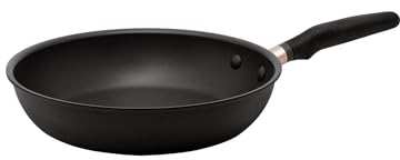 Meyer Accent Series Non Stick Frying Pan 26cm - Deep Induction Frying Pan with Ergonomic Silicone Handles, Oven & Dishwasher Safe Durable Cookware, Matte Black