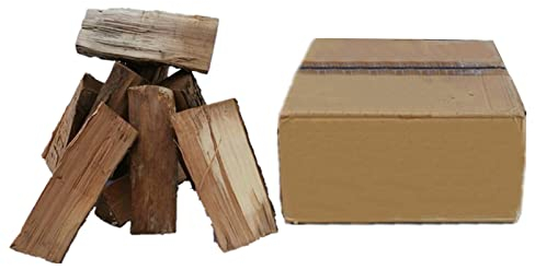 LOERSS Gespaltenes Brennholz,Naturholz für Kamin und Lagerfeuer,BBQ Kochen Brennholzscheite,20cm-10lb