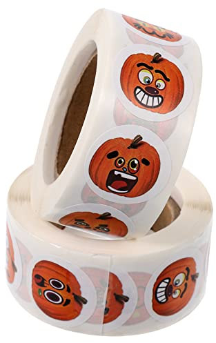 Lurrose 4rollen Halloween Aufkleber Für Geschenktüten Sealing Labels Mit Lustigen Motiven Für Dekoration Und Halloween Feiern Pro Leicht Und Tragbar