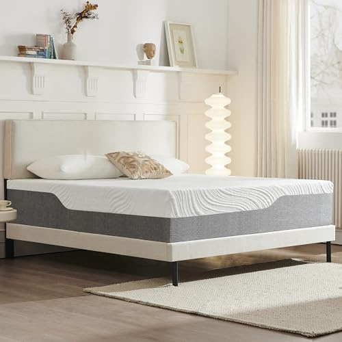 Twirest Double Mattress, Memory Foam Mattress, Medium Firm, Breathable Knitted, Soft and Skin Friendly Cloth, Mattresses in a box (135x190x20cm)