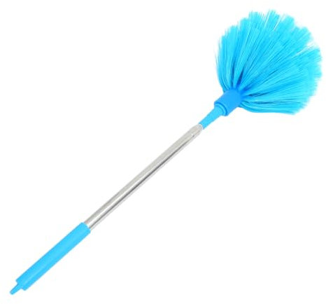 ROMISBABA Cepillo Limpiador De Telarañas Telescópico para Techos Altos Lavable y Reutilizable para Limpieza De Ventanas y Persianas De Casa