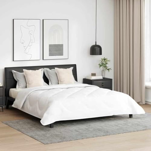 Générique Duvet d'été Simple avec Oreiller 3 pcs Blanc Microfibre,Maison & Jardin,Linge,Literie,Dessus-de-lit & couettes,Blanc,6.88 KG,3377288