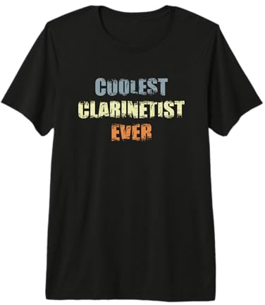 Funny Clarinetist Clarinet Enthusiast T-Shirt Haut de Gamme