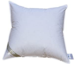 Betten Hofmann Luxus 3-Kammer-Kopfkissen 65x65 cm, Kissen Polster, Wohlfühlkissen mit weicher Daunenhülle, strapazierfähig, waschbar, 100% Natur