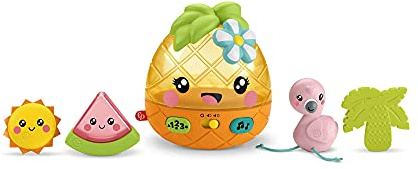 Fisher-Price Paradise Pals Magical Lights & Tunes Pineapple, electronic learning toy with music and lights for baby ages 6-36 months (Amazon Exclusive)