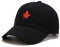 XYIYI Ahornblatt Schwarz Classic Baumwolle Baseball Cap Verstellbar Baseballkappe für Damen Herren