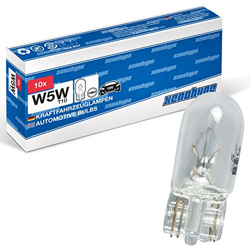 XENOHYPE 10x W5W Premium T10 12 V 5 Watt Glassockellampe