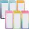 Juvale Blocchetti per appunti magnetici (confezione da 12) - Blocchi note per lo shopping, elenchi, promemoria, faccende - 6 disegni ad acquerello - 60 fogli per blocco