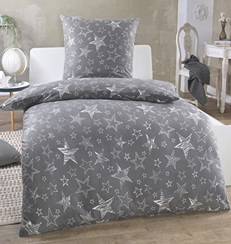 MALIKA Warme Winter Microfaser Flausch Fleece Bettwäsche 135x200 155x220 200x200, Größe:135 x 200 cm, Design - Motiv:Design 4