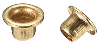 sourcing map 3mmx3mm À Travers Trou Cuivre Creux Rivets Œillet Circuit Planche PCB 200Pcs