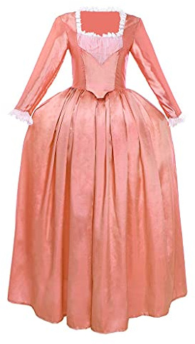 Women's Musical Hamilton Elizabeth Schuyler Angelica Peggy Cosplay Costume Dress Gown S